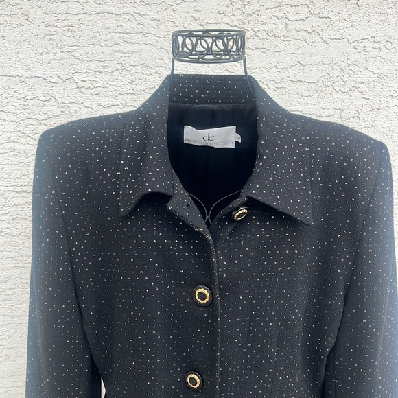 Vintage Devonshire Cream Lined Jacket Blazer - Picture 7 of 11